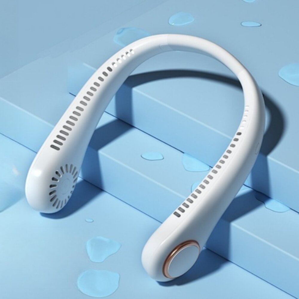 Hanging Neck Fan Portable USB Rechargeable Lazy Neck Hanging Mini Fan